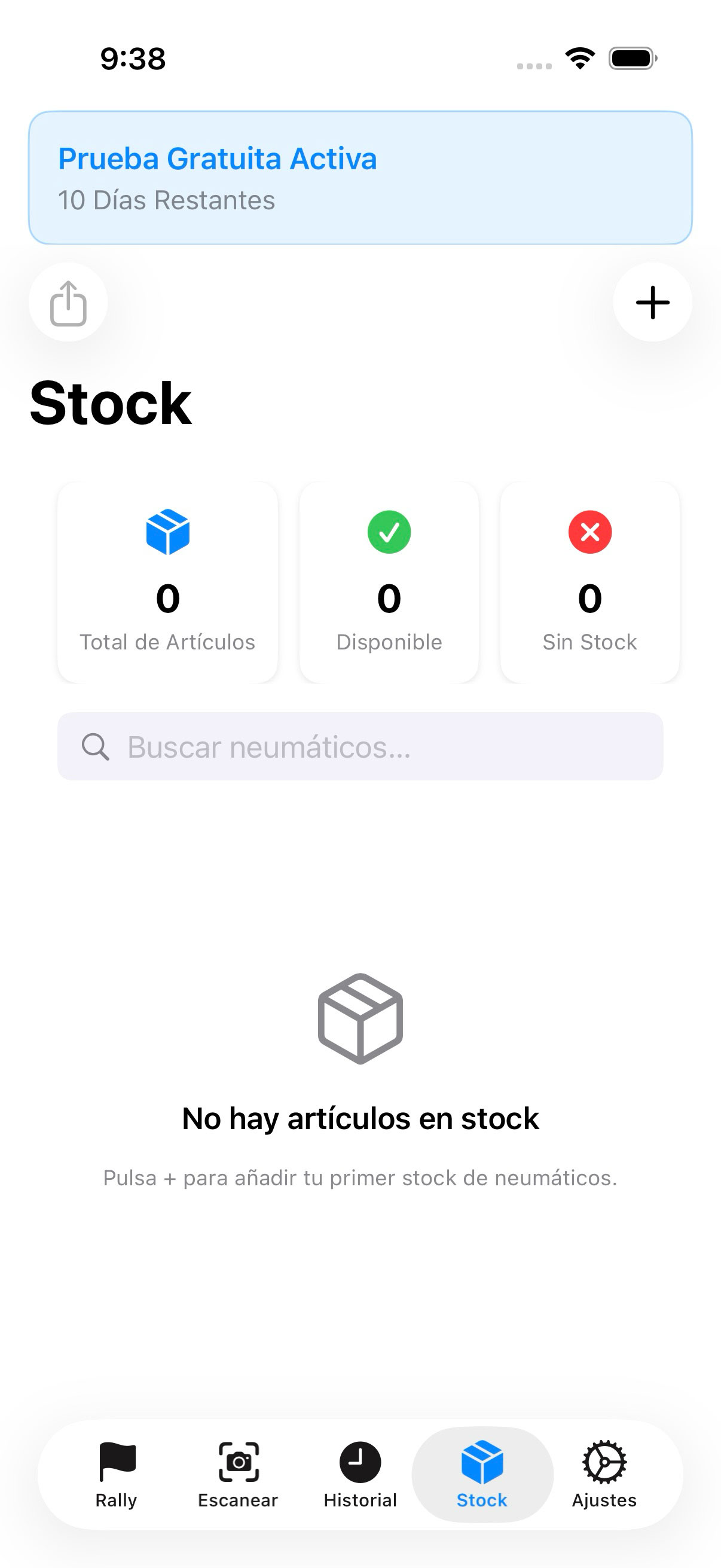 Gestión de Stock de Neumáticos